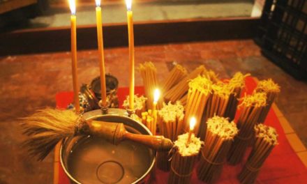 Обычай освящения свечей