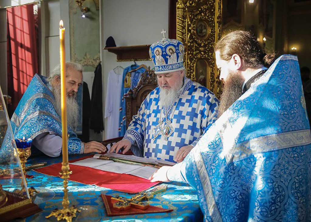 Проповедь митрополита Кирилла в праздник Сретения Господня в Андреевском соборе г. Ставрополя 16 февраля 2020 года